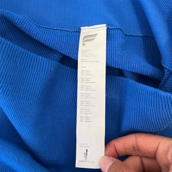 Fabletics Two piece set | compression crop top and midi skirt | Size small - Picture 7 of 7